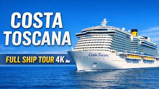 Costa Toscana Full Ship Walk 4K | Real Cruise Atmosphere Tour