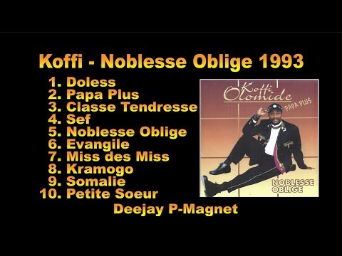 Koffi Olomide – Noblesse Oblige 1993 Album | Congo Souvenirs