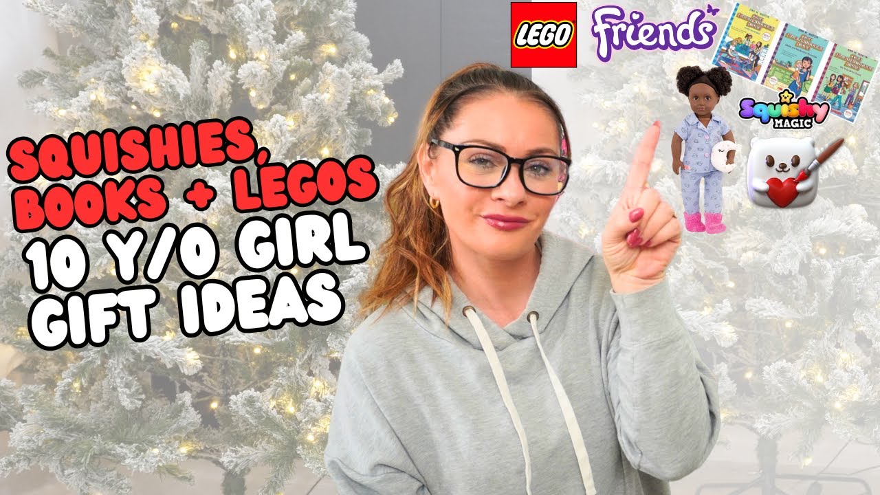 10 year old TWEEN girl gift ideas for a reader + lego lover!