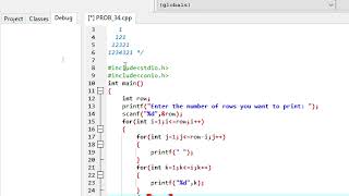 Download the video "printing a particular given structure using nested loop"