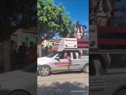 Fiat Strada Mini Trio Marcos Locuções Cavalgada Claro dos Poções-MG