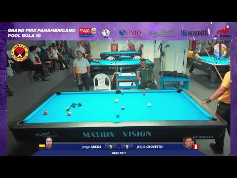 Grand Prix Panamericano Pool Bola 10 - Mesa 6 - Día 1
