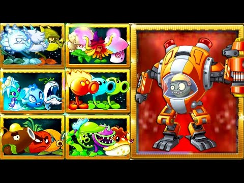 PvZ2 - Random Teams Plant Vs Z-Mech Zombie LEVEL5 - Which Plant Team Is Best?