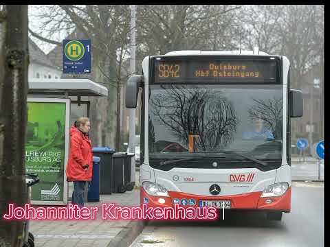 (Ansage-Sound) SB42 An der Cölve - Duisburg Hauptbahnhof Osteingang