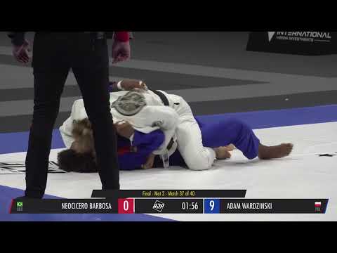 NEOCICERO BARBOSA vs ADAM WARDZINSKI - AJP TOUR EUROPE 2022 JIU JITSU