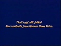 Looney Tunes Golden Jubilee 24 Karat Collection VHS Ending