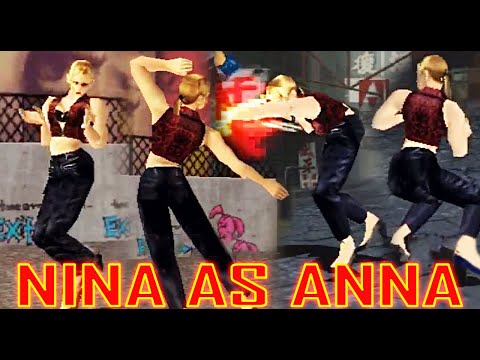 [TAS] Nina With Anna's Moves Gameplay - Tekken 3 (Requested)