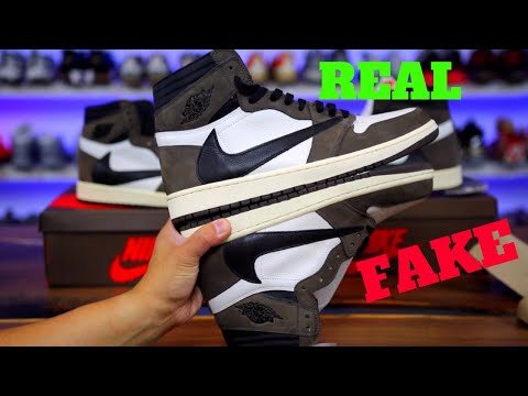FAKE VS REAL: TRAVIS SCOTT AIR JORDAN 1 RETRO HIGH OG CACTUS JACK!