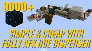Simple Sculk Farm, Fully AFK 9000+blocks per/H