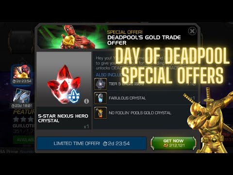 Deadpool's Gold Trade Offers And Day Of Deadpool | MARVEL CONTEST OF CHAMPIONS