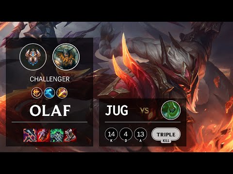 Olaf Jungle vs Zac - KR Challenger Patch 11.17