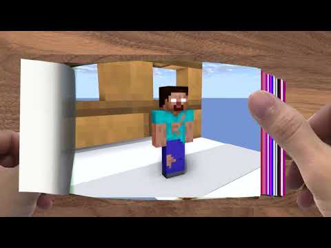 FLIPBOOK  Monster School  FAT 2 FIT CHALLENGE   Minecraft Animation004