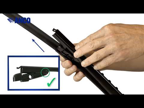 How to Install ANCO Contour Wiper Blades (OE Pinch Tab/Pinch Tab Button Connection)