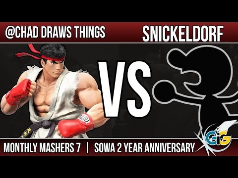 GiG- Monthly Mashers 7- Smash 4- @ChadDrawsThings VS Snickeldorf