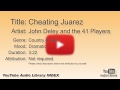 Cheating Juarez John Deley And The 41 Players Country Folk Dramatic YouTube Audio Library