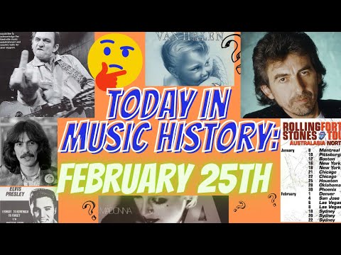 Today In Music History: February 25th