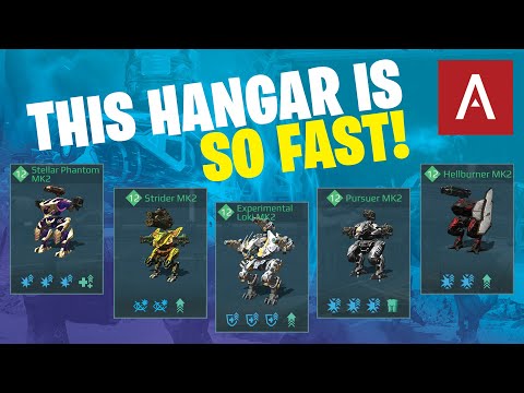 War Robots - ONLY FAST ROBOTS! Dream Hangars Episode 55 WR Max Gameplay