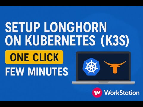 Setup HA Longhorn storage on Kubernetes (k3s) — 1-Click, & few Minutes