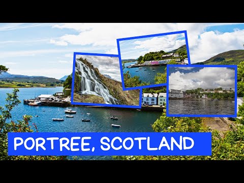 Portree Isle of Skye Scotland Small Town  by Drone [4K] -Scotland By Drone -Best Places Scotland