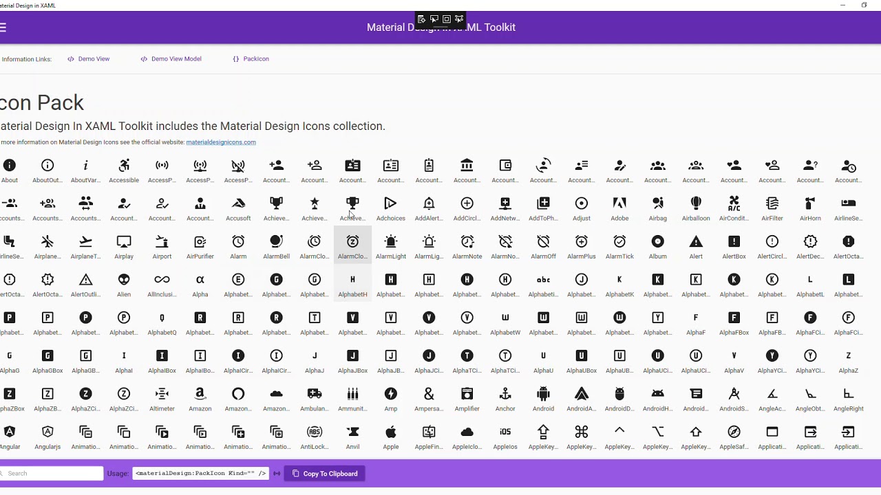 WPF MaterialDesign Demo