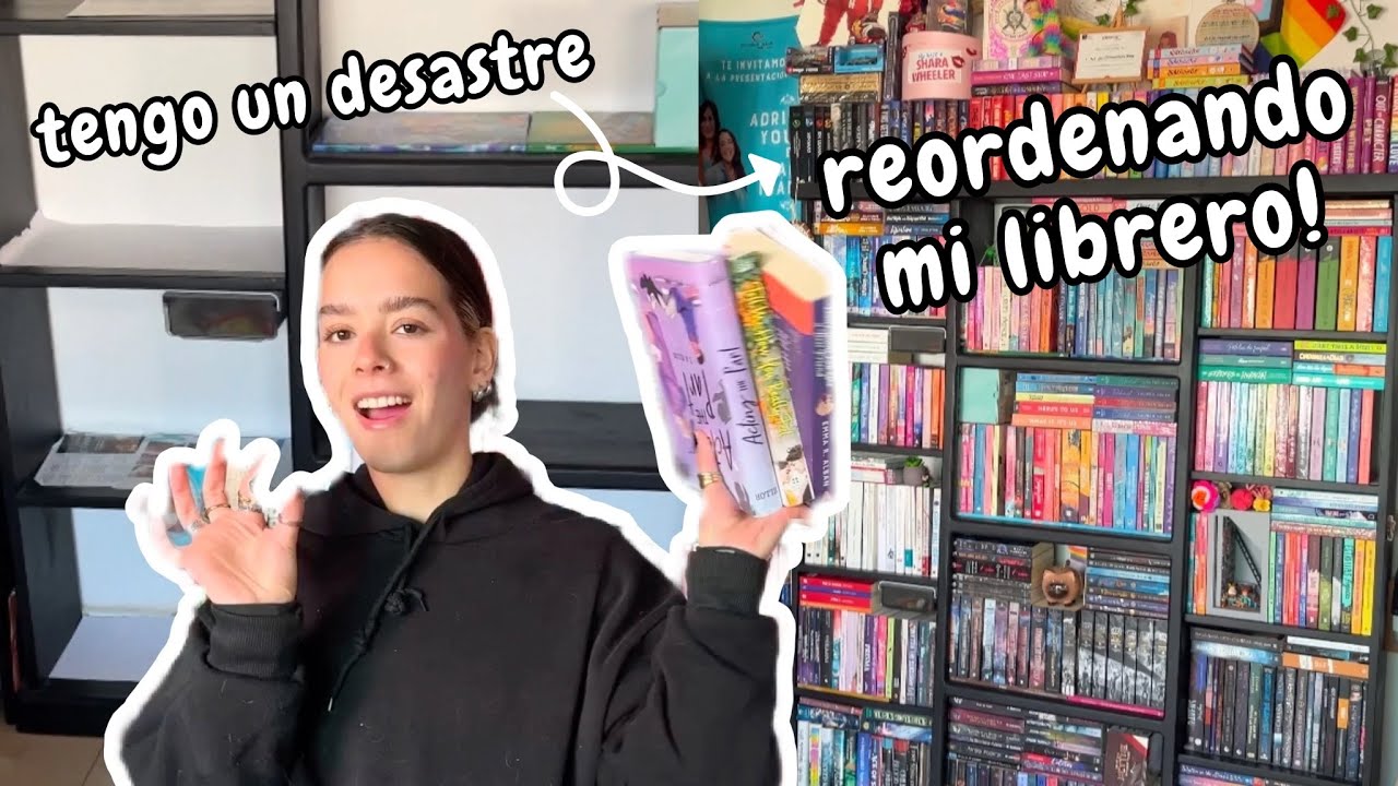 Organizando mi librero mientras chismeamos y les muestro los libros de la FIL 📚👯‍♀️