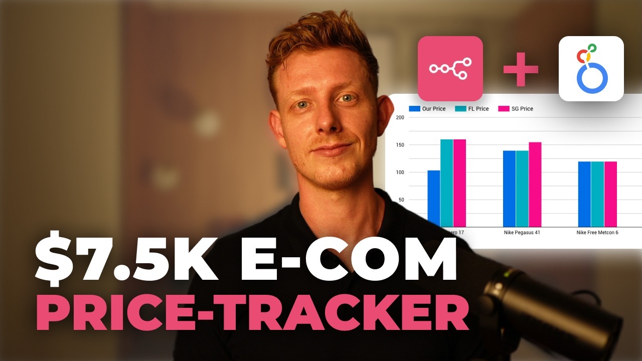 Watch Me Build a $7.5k AI Price Tracker in 40 min (N8N) (No-Code)