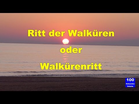 100 Sekunden Musik - Der Ritt der Walküre - Richard Wagner