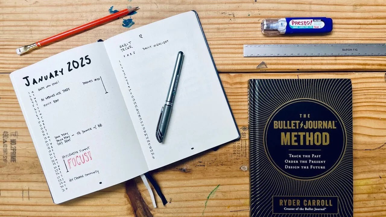 A Simple, Minimalist Bullet Journal Setup for 2024