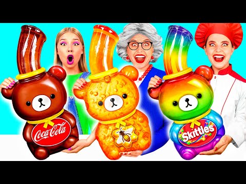 Me vs Grandma Cooking Challenge | Amazing Cooking Hacks