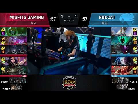 MSF vs ROC Highlights Game 3 | EU LCS Summer 2017 | Misfits vs Roccat
