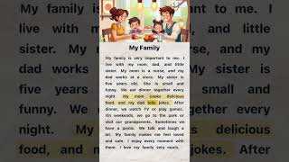My Family | English Listening Practice #easyenglish #englishforbeginners #englishlistening