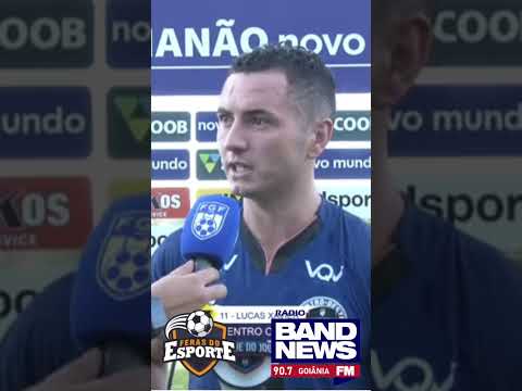 Atacante Lucas Xavier comemora boa atuação diante do Goiatuba, e projeta permanência no Goianão