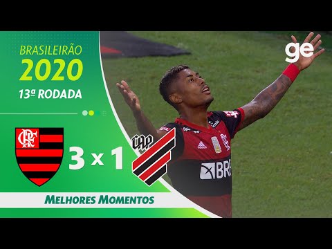 Gols e lances de Flamengo x Athletico-PR