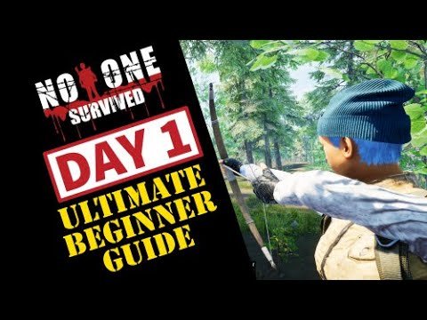 No One Survived // Complete Beginners Guide // Day 1 Tips, Tricks, Tutorial