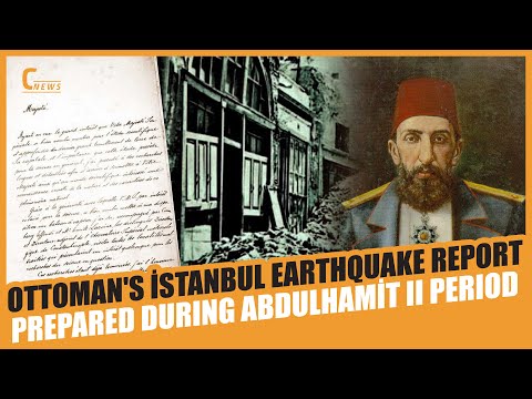 The report of the great Istanbul earthquake of the Ottoman Empire...
