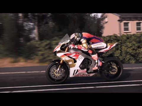 2022 I.O.M TT (football on track) Craig Hughes