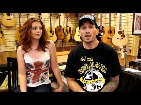 Madison Cook promotes Jackson Cook at Norman's Rare Guitars