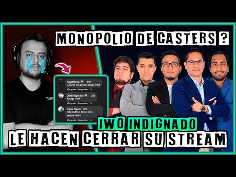NO LO DEJARON CASTEAR 😱🔥 IWO ES OBLIGADO A CERRAR STREAM 🤯💥 MONOPOLIO EN COMUNIDAD CASTER?