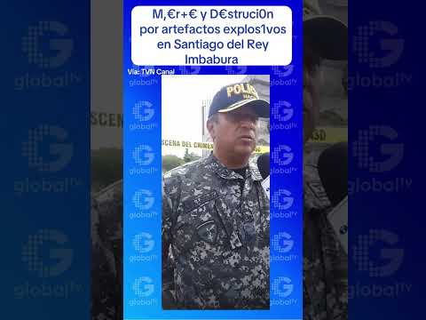 Explosivos, incendio , muerte y destrucción en Imbaya, cantón Antonio Ante, provincia de Imbaura