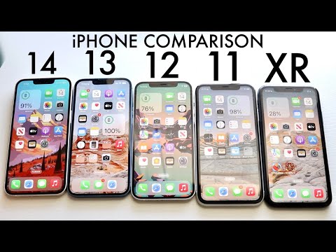 iPhone 14 Vs iPhone 13 Vs iPhone 12 Vs iPhone 11 Vs iPhone XR! (Comparison) (Review)