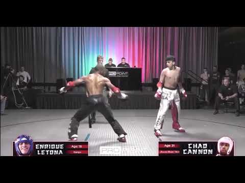 Exciting Pro Point Fight💥Enrique Letona vs Chad Cannon