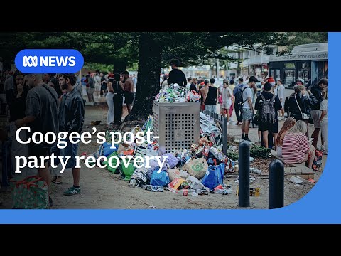 'Huge amount of waste' left at Coogee following backpacker Christmas party | ABC NEWS