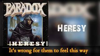 Paradox - Heresy - Lyrics