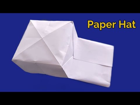 How to make an easy baseball hat | Paper hat craft ideas | paper cap craft ideas