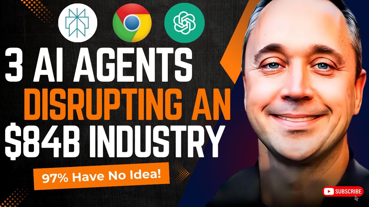 The 3 AI agents that do the work of a $84B industry(99% of people missed)