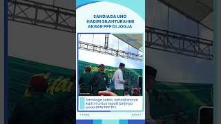 Sandiaga Uno Hadiri Harlah ke-50 PPP, Romahurmuziy: Kalau Berlabuh Saya Ucapkan Selamat Datang