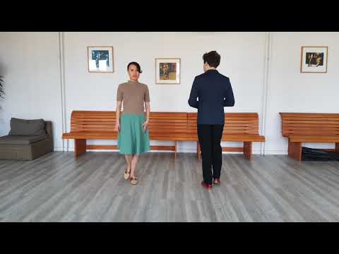 LindyHop 6 count - Grundschritt Dame