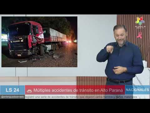 Noche caótica en Alto Paraná: varios accidentes dejan heridos y tensión en las rutas - Paraguay
