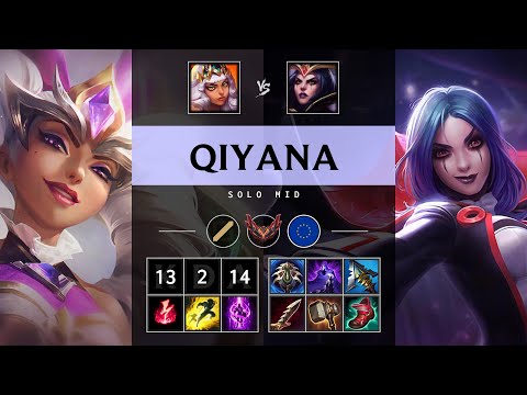 Qiyana Mid vs LeBlanc: Godlike - EUW Grandmaster Patch 14.21