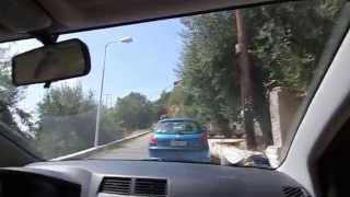 preview picture of video 'Греция.  Корфу.  Реверсивный  светофор  в  Лаконесе'